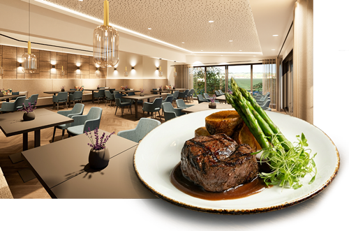Im neuen Restaurant des Hotel Churfürstenhof wird Halbpension angeboten